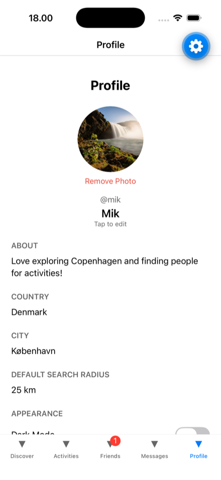 Your profile